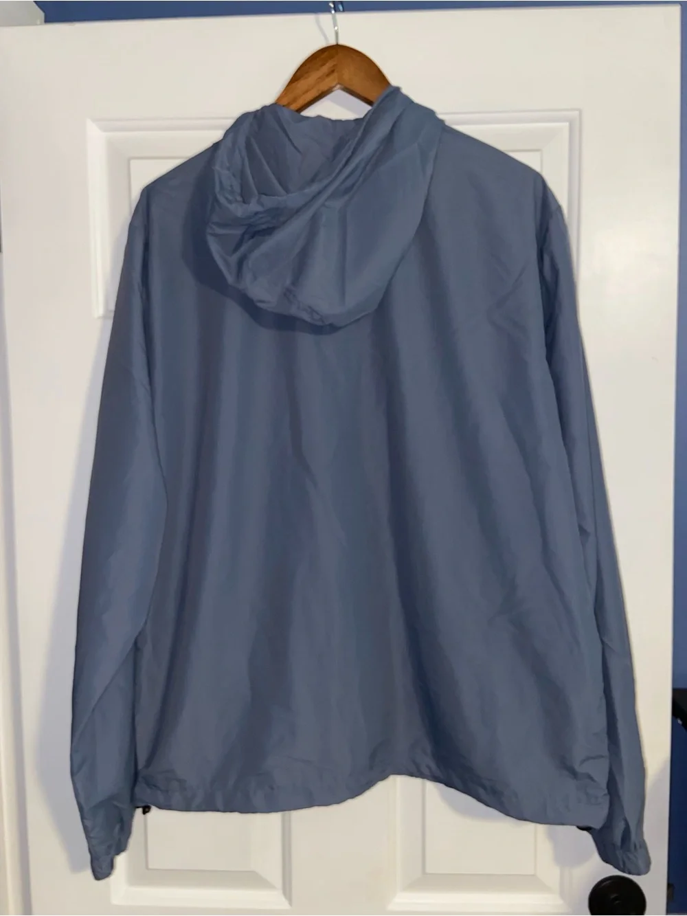 Billabong Men's Hooded Windbreaker Jacket - Slate Blue
